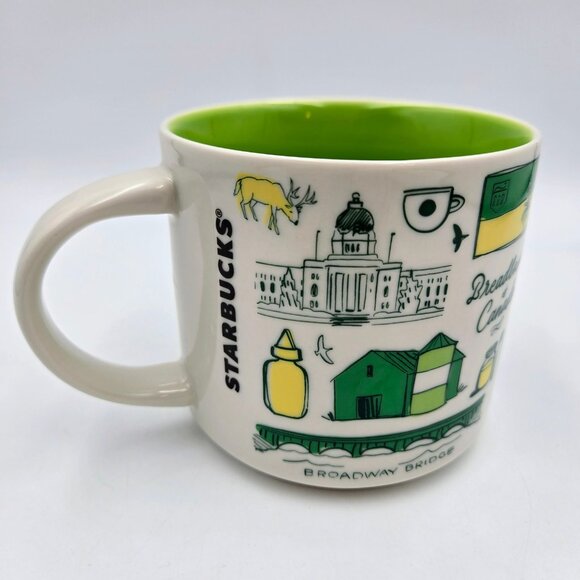 Starbucks Saskatchewan Canada Been There Series Mug Cup Coffee 2018 Read - Picture 6 of 11
